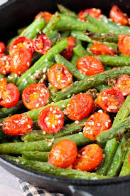 Roasted Tomato and Green Beans