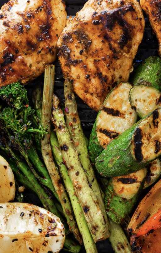 Lunch - Grilled Chicken and veggies